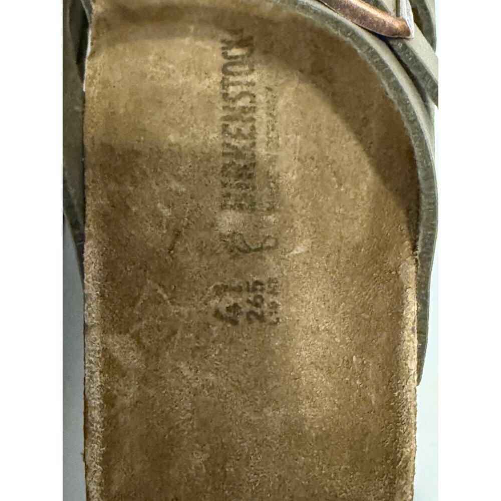 Birkenstock Mayari Stone Leather Strap Sandals Women Size 41 EU 10-10.5 - Picture 8 of 11